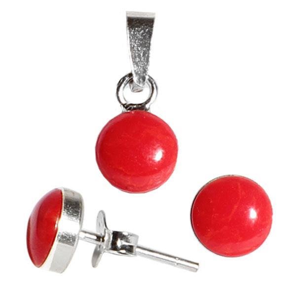 Korallen-Schmuck-Sets