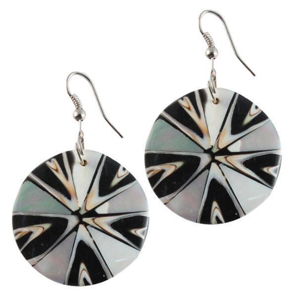 Muschel Perlen Ohrschmuck