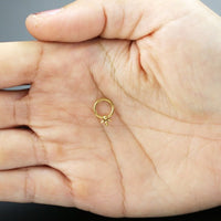 Load image into Gallery viewer, Exklusiver 316L Stahl PVD Gold BCR Piercing Schmuck
