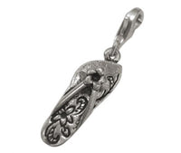 Cargar imagen en el visor de la galería, Silberanhänger Flip Flop Charm Anhänger Damen Schmuck 925er Sterling Silber
