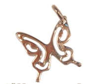 Cargar imagen en el visor de la galería, Silberanhänger Schmetterling Anhänger 925er Sterling Silber Unisex Schmuck
