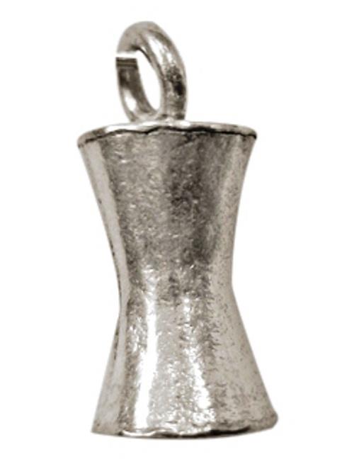 Silberanhänger sanduhrförmig glänzend Anhänger Sterling Silber 925er Unisex Schmuck