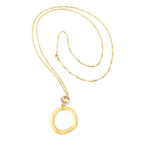 Load image into Gallery viewer, Kette 18 karat vergoldet Singapurkette Glaskristall orange rund matt nickelfrei Karabiner
