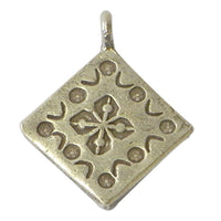 Load image into Gallery viewer, Silberanhänger Karo Muster Anhänger aus Sterling Silber 925er Unisex Schmuck
