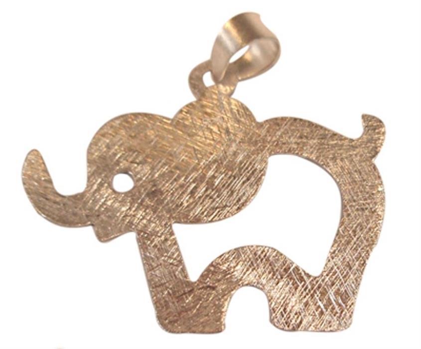 Silberanhänger Elefant Anhänger Sterling Silber 925er Unisex Schmuck
