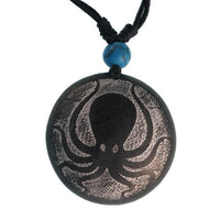 Cargar imagen en el visor de la galería, Holzkette silbern Gravur Türkis Stein Sonoholz Baumwolle verstellbar unisex
