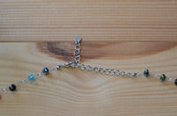 Load image into Gallery viewer, Halskette Perlmutt Muschel Scheiben Glitzer Perlen bunt
