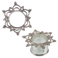 Load image into Gallery viewer, Silbertunnel Doppelbögen Dreiecke 925 Sterling Silber Tunnel Plug Organic Expander
