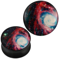 Cargar imagen en el visor de la galería, Plug Acryl All Strudel hell rot grün schwarz Piercing Ohrschmuck
