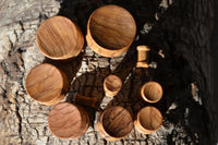 Load image into Gallery viewer, Olivenholz Flesh ribbed Plug Lobe Piercing Holz straight
