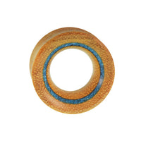 Load image into Gallery viewer, Tunnel Jackfrucht Holz crushed Türkis Rim dünn
