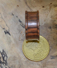 Cargar imagen en el visor de la galería, Tribal Holz Plug Sonoholz dunkelbraun Unisex ribbed
