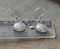 Load image into Gallery viewer, Ohrringe 925 Sterling Silber Sonne gebürstet 11mm
