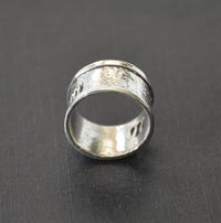 Load image into Gallery viewer, Silberring 925 Sterlingsilber Bandring Fenster 11mm
