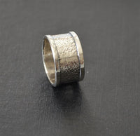 Load image into Gallery viewer, Silberring 925 Sterlingsilber Bandring Fenster 11mm
