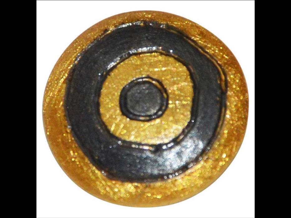 Anhänger 925 Sterling Silber vergoldet schwarz Ringe