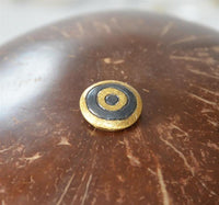 Load image into Gallery viewer, Anhänger 925 Sterling Silber vergoldet schwarz Ringe
