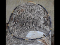 Load image into Gallery viewer, Halskette Lavastein 925 Sterling Silber vergoldet 43cm
