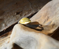 Load image into Gallery viewer, Ring Silber 925 vergoldet knotig verdickt Ast Blätter
