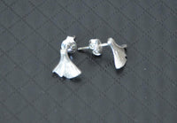 Load image into Gallery viewer, Ohrstecker Sterling Silber 925 Ginkgo Blatt 10mm
