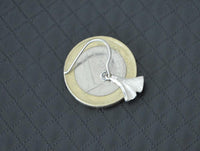 Load image into Gallery viewer, Ohrringe Silber 925 Ginkgo Blatt 10mm vergoldet
