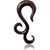 Cargar imagen en el visor de la galería, Sonoholz Tribal Piercing Holz Kringel Unisex Expander handgeschnitzt Organic
