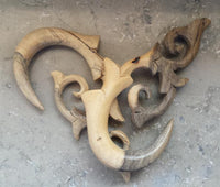 Cargar imagen en el visor de la galería, Tamarinde Holz hell Lobe Piercing Fishtail Hook
