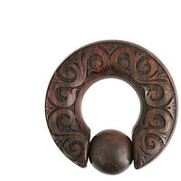 Cargar imagen en el visor de la galería, Captive Bead Klemmkugel Ring Narraholz Piercing Spiralen
