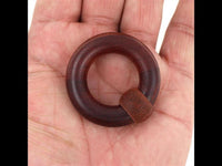 Load image into Gallery viewer, Captive Bead Klemmkugel Ring Sandelholz Piercing Dehner
