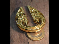 Load image into Gallery viewer, Ohrgewicht Piercing Schlüsselloch Edelstahl PVD Tropfen
