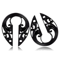 Load image into Gallery viewer, Ohrgewicht Piercing Schlüsselloch Edelstahl PVD Tropfen
