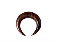 Load image into Gallery viewer, Holz Septum Lobe Ohr Piercing Sichel 3mm 4mm 6mm
