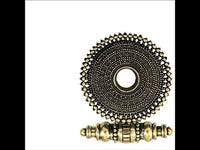 Cargar imagen en el visor de la galería, Ohrgewicht Messing 25mm Flesh Tunnel Teller Querstab
