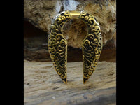 Cargar imagen en el visor de la galería, Ohrgewicht 8mm Dehner Edelstahl gold silber Schlüsselloch
