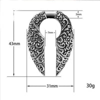 Cargar imagen en el visor de la galería, Ohrgewicht 8mm Dehner Edelstahl gold silber Schlüsselloch
