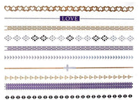 Load image into Gallery viewer, Tattoo golden silbern temporär Motivbogen Klebetattoos blau Ketten Kreuz Schmuck Tattoos
