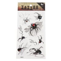 Load image into Gallery viewer, Klebetattoo Tattoos Spinnen Skorpione Comic diverse Designs 9 Motive 1 Bogen
