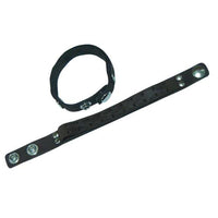 Cargar imagen en el visor de la galería, Lederarmband, Dunkelbraun, mit Muster und Knöpfen, 1,5cm breit, 19-22cm lang
