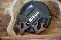 Cargar imagen en el visor de la galería, Ohrringe Narraholz Holz Creolen Horn Pin Stick Hirsch
