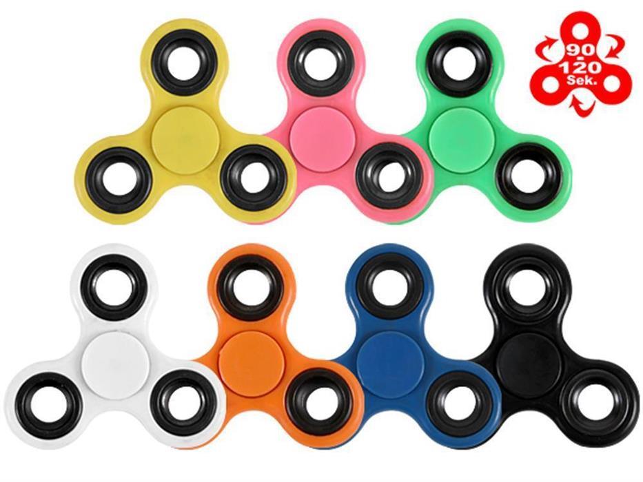 Turbo Fidget Spinner Tri (dreifach) bunt Anti Stress Spielzeug Hand Kreisel