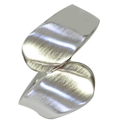 Silberring massiv gebürstet Ring 925er Sterling Silber Damen Designer Schmuck Ringe