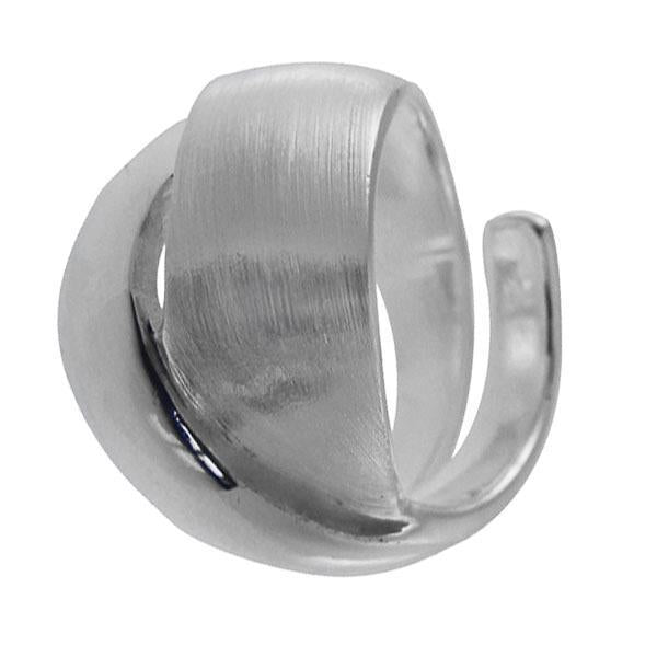 Silberring 925er Sterling Silber Designer Ringe Schmuck unisex matt glänzend geflochten