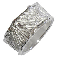 Load image into Gallery viewer, Silberring glänzend Rillen 925er Sterling Silber Silberringe Ringe Ring unisex
