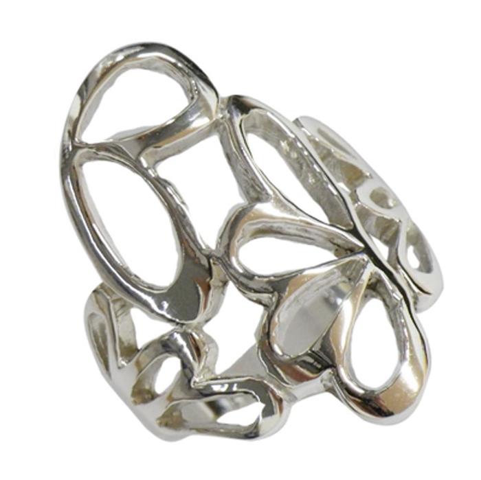 Silberring filigran Bögen glänzend Ring aus 925er Sterling Silber Damen Silberschmuck Ringe