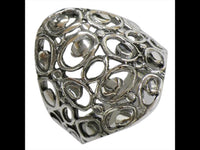 Load image into Gallery viewer, Silberring filigran Kreise Punkte Ring 925er Sterling Silber Damen Schmuck Ringe
