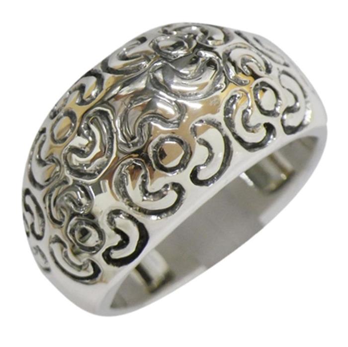 Silberring Hörnchen Kreise Muster Ring 925er Sterling Silber Damen Designer Schmuck