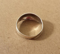 Load image into Gallery viewer, Silberring Rillen dunkel oxidiert 925er Sterling Silber Damen Silberschmuck Ringe
