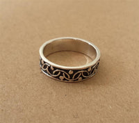 Load image into Gallery viewer, Silberring geflochten Stränge matt glänzend 925er Sterling Silber Damen Silberschmuck
