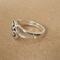 Load image into Gallery viewer, Silberring Schnörkel Glanz Ringe Ring 925er Sterling Silber Damen Herren Schmuck
