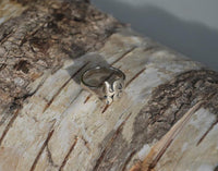 Load image into Gallery viewer, Silberring Om Zeichen Yoga Ringe 925er Sterlingsilber
